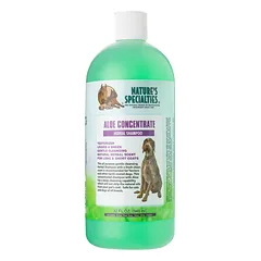 Nature's Specialties Aloe Concentrate Shampoo - tekstūrizuojantis šampūnas šiurkščiam šunų ir kačių kailiui, koncentratas 1:16, 3,8L — 4 nuotrauka