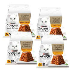 GOURMET Revelations Delikatesiniai gabalėliai želė su vištiena 8x57g