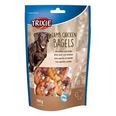Trixie Premio Lamb Chicken Bagels skanėstai šunims su ėriena ir vištiena, 100 g — 3 nuotrauka