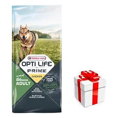 VERSELE-LAGA Opti Life Prime Adult Chicken 12,5kg  + STAIGMENA ŠUNIUI