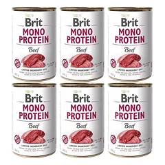 Brit Care konservai šunims Mono Protein Beef 400g. x 6vnt.