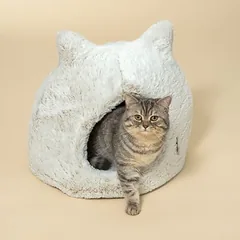 TIAKI Katzenhöhle Kuschelbär