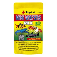 Tropical Mini Wafers Mix pašaras žuvims ir vežiagyviams - Zoobaze