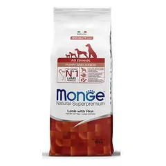Monge Dry Dog Natural Superpremium Spec. Line All Breeds Puppy sausas maistas šuniukams su ėriena, 12 kg