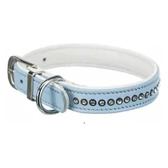 Trixie Active Comfort collar with rhine stones antkaklis šunims su rhinestonais, S, 23–28 cm/15 mm, šviesiai mėlynas