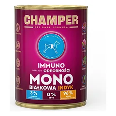 CHAMPER Immuno Kalakutienos monoproteinų ėdalas šunims 400 g