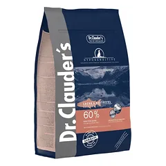 DR. CLAUDER’S HYPOSENSITIVE sausas maistas suaugusiems šunims su lašiša ir bulvėmis 3.5kg