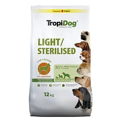 Tropidog Premium Light su vištiena, sausas maistas šunims