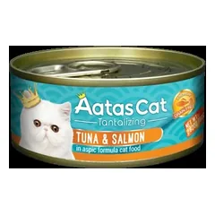 Aatas Cat Tantalizing Tuna Salmon – konservai katėms su tunu ir lašiša 80g — 2 nuotrauka