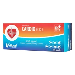 Vetfood Cardioforce - papildas, palaikantis tinkamą širdies funkciją šunims, katėms, šeškams ir žiurkėms - 120 tablečių