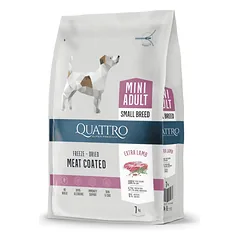 QUATTRO sausas suaugusių mažų veislių šunų pašaras Extra lamb, 7kg
