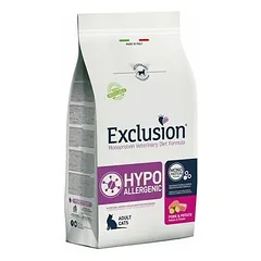Exclusion Hypoallergenic kačių ėdalas su kiauliena ir bulvėmis 300 g