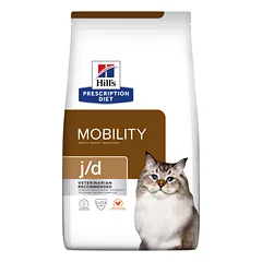 Hill's Prescription Diet Cat J/D Mobility, veterinarinis maistas katėms 1,5 kg parduotuvėje mumbo.lt