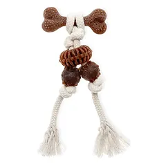 Ecomfy žaislas šuniui dental toother eco woody bone, 20 cm