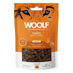 WOOLF Turkey Cubes – skanėstai šunims su kalakutiena, kubeliai