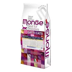 Monge BWILD Best For Breeders begrūdis sausas maistas katėms su kiškiena, 10 kg