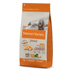 Nature’s Variety Selected vidutinėms/didelėms šunų veislėms su laisvai laikomų vištų mėsa