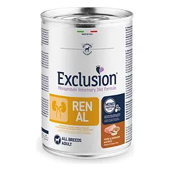 Exclusion Renal dietinis konservuotas pašaras šunims, 400 g