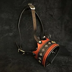 Bestia Ledermaulkorb Balteus