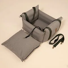 TIAKI pripučiama automobilinė sėdynė šunims, apie L 60 x B 50 x H 30 cm — 3 nuotrauka