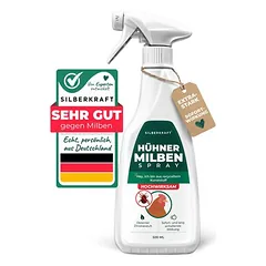 Silberkraft purškiklis nuo erkučių vištoms – atbaidantis purškiklis (repelentas), 4 x 500 ml — 2 nuotrauka