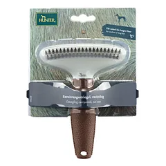 HUNTER Detangling SPA dviejų eilių šukos gyvūnų kailio iššukavimui