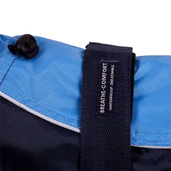 Happet mėlynas lietpaltis šunims, 35 cm — 3 nuotrauka