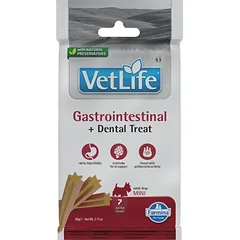 FARMINA Vet Life Treat Gastrointestinal Mini 60 g (7 vnt.) dantų skanėstai mažų veislių šunims