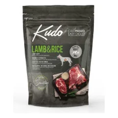 Kudo Lamb & Rice Medium Maxi Adult sausas pašaras su ėriena ir ryžiais šunims