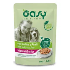 Oasy Mature & Senior guliašas su kalakutiena vyresnio amžiaus šunims