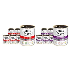 Dolina Noteci PREMIUM su jautiena ir triušiena bei spanguolėmis 24x800g