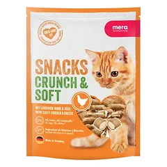 Mera Katzenleckerlis Crunch & Soft Huhn nuotrauka