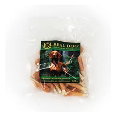 RD-119 REAL DOG SNACKS Vištienos kulšelė ant kalcio kauliuko 500g