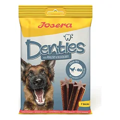 Josera Denties paukštienos ir mėlynių skanėstai šunims, 180 g