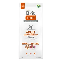BRIT CARE Adult HP Medium Breed Lamb & Rice sausas maistas šunims