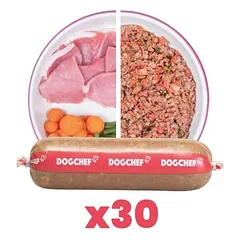 Dog Chef Frisch gekochtes Hundefutter – Schwein – 100 % natürlich
