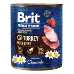 Brit Premium by Nature mėsos paštetas su kalakutiena ir kepenimis šunims