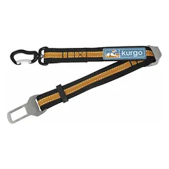 Kurgo Direct to Seatbelt Swivel Tether - reguliuojamas automobilio saugos diržas šunims, sukamasis karabinas, Niebieski — 2 nuotrauka