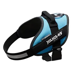 JULIUS-K9 IDC® Power petnešos šunims, akvamarino spalvos, Dideliems 26–45 kg — 3 nuotrauka