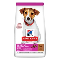 HILL'S SP Puppy S&M lamb&rice sausas maistas mažų veislių jauniems šuniukams su ėriena ir ryžiais, 3 kg