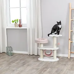 Trixie draskyklė katėms Isabella, balta / senai rožinė — 3 nuotrauka