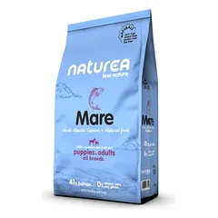 Sausas maistas suaugusiems šunims ir šuniukams su lašiša – Naturea Naturals Adult & Puppies Mare Salmon, 2 kg — 2 nuotrauka