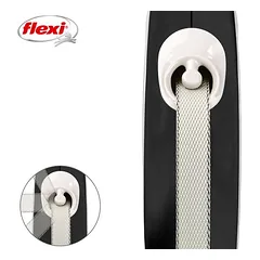 flexi New Comfort juostinis pavadėlis M, juodas, 5 m, <25 kg, Vidutiniams 11–25 kg — 3 nuotrauka