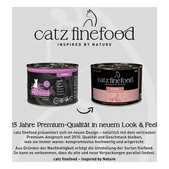 catz finefood Pure konservai 6 x 200 g, drėgnas maistas katėms — 3 nuotrauka