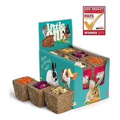 Little One Meadow Basket su asorti daržovėmis ir žiedlapiais graužikams, 1 vnt. nuotrauka