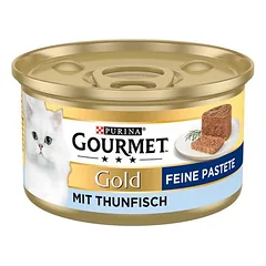 Gourmet Gold Feine Pastete drėgnas maistas katėms, ekonominė pakuotė 24 x 85 g, Forelle & Tomate — 2 nuotrauka