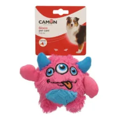 Camon Monster Fuchsia žaislas su garsu šunims