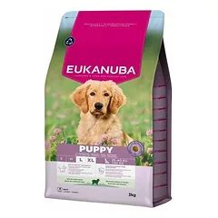 Eukanuba Dog Puppy Large su ėriena ir ryžiais, sausas maistas šunims 3 kg