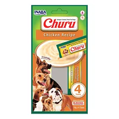 INABA Churu 4P vištienos skonio skanėstas šunims 4x14g