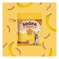 SOOPA Bananų ir riešutų sviesto skanėstai šunims, Banana & Peanut Butter Dog Treats, 50g — 3 nuotrauka